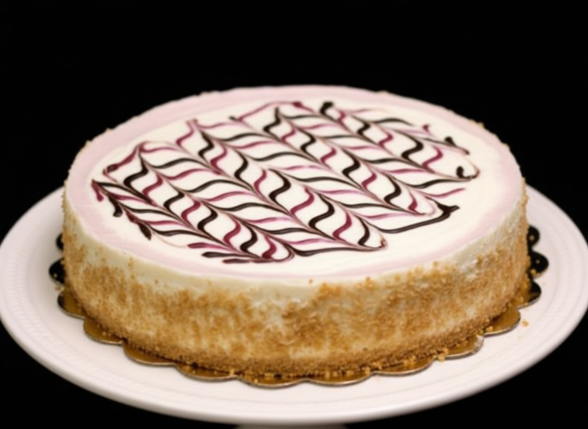 Raspberry Chocolate Cheesecake
